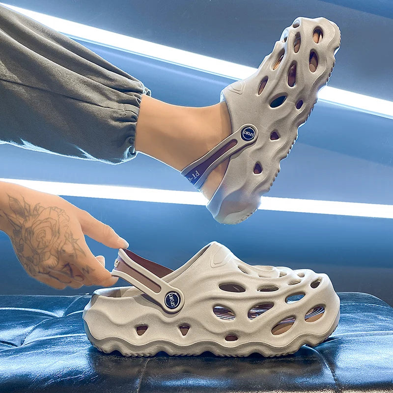 Comfortable Soft Outdoor Sandals Slippers Beach Clogs.