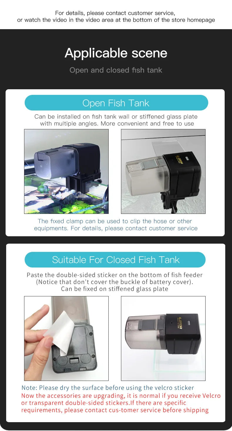 Automatic Aquarium Fish Tank Feeder.