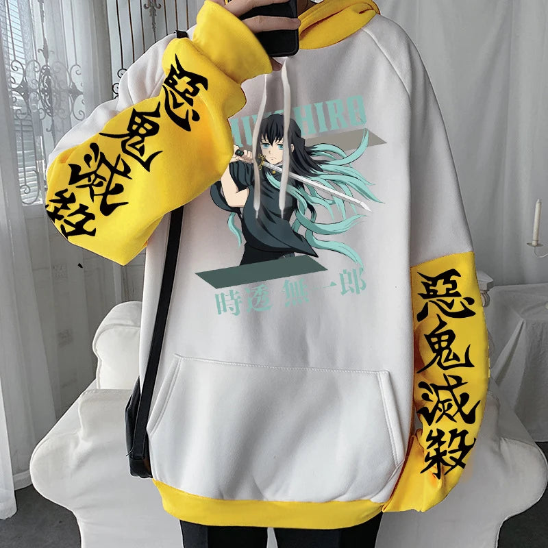 Men Cool Cartoon Printed Sweatshirt Plus Size.