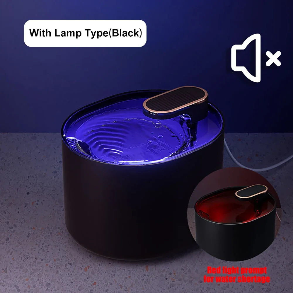 Cat Water Fountain 3L Automatic Dispenser with LED.
