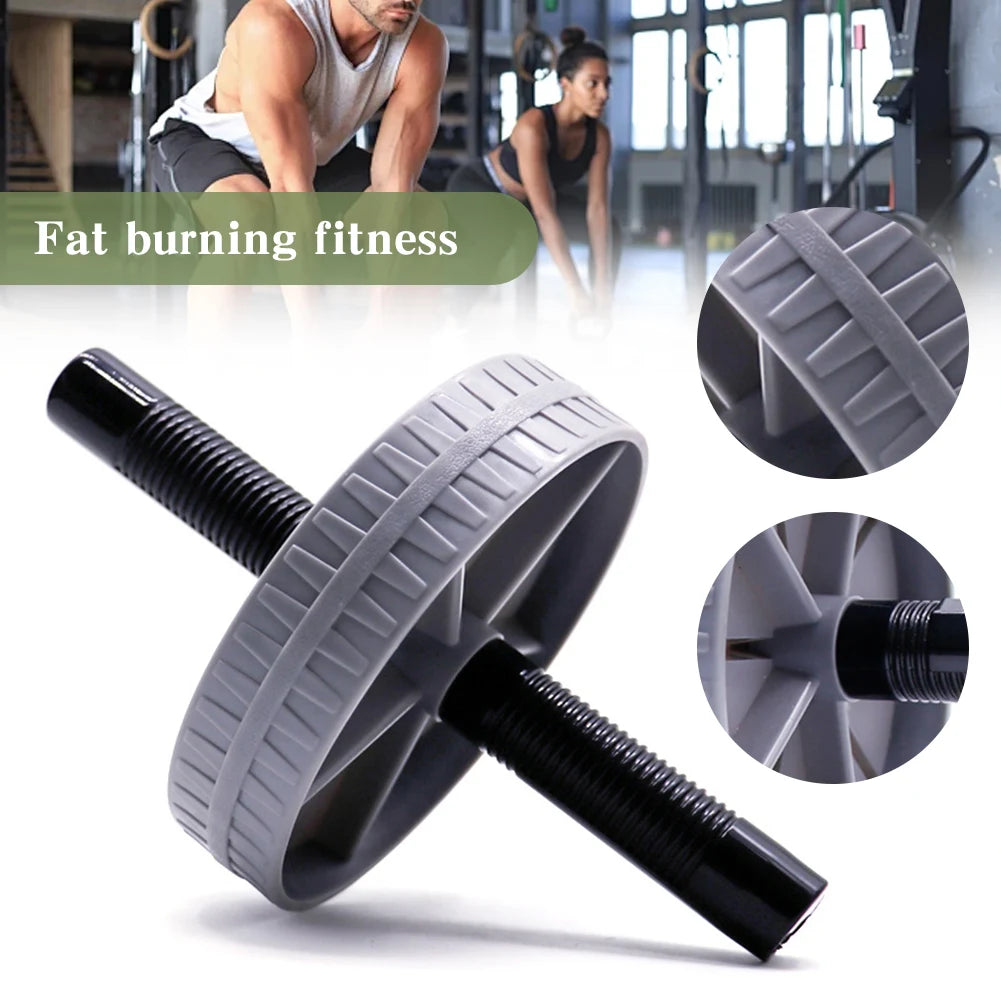 Roller Wheel Non-slip Abdominal Trainer.