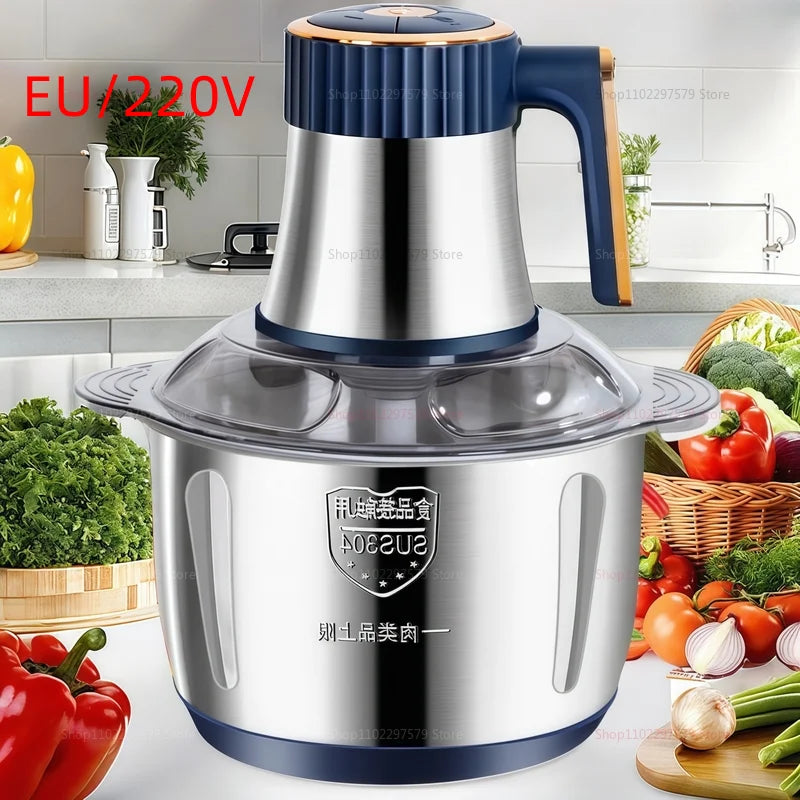 Meat Grinder Food Processors Crusher Vegetable and Fruit Chopper.