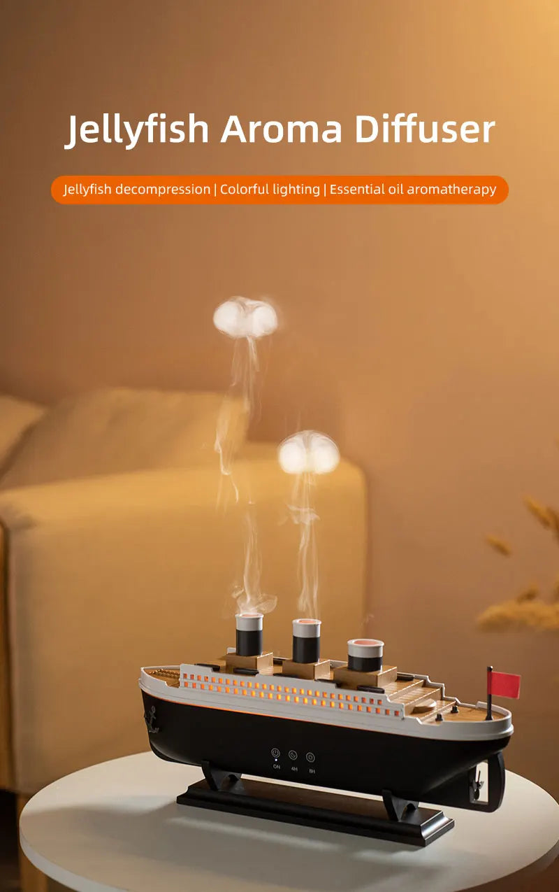 Air Humidifier Jellyfish Smoke Ring Spray.