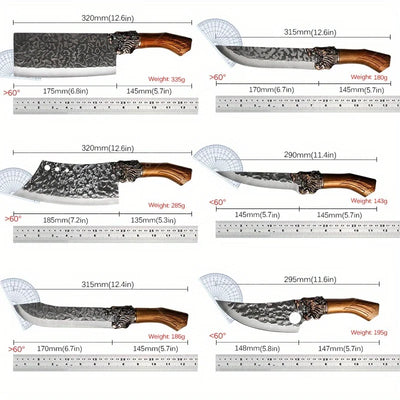 6Pcs Professional Kitchen Chef Knife.