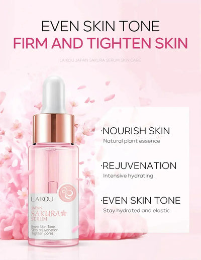 Japan Sakura Wrinkle Remover Face Serum Cream Anti-Aging Fade.