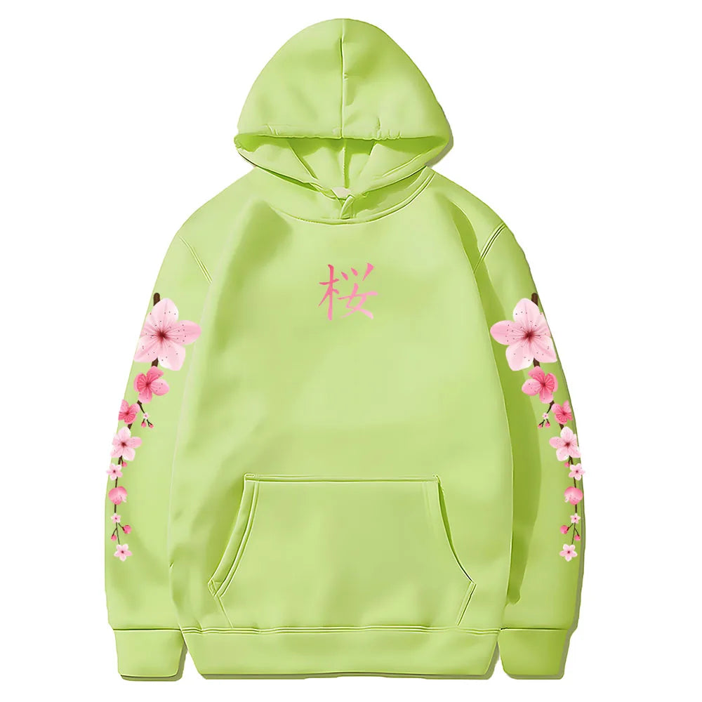 Japanese Blossom Sakura Graphic Hoodies.