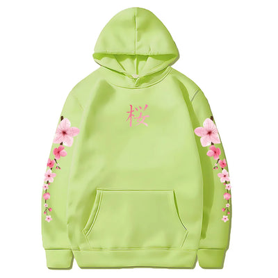 Japanese Blossom Sakura Graphic Hoodies.