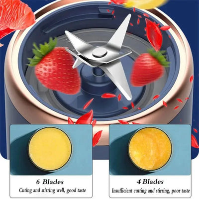 Portable Juicer Cup Smoothie Fruit Blender.