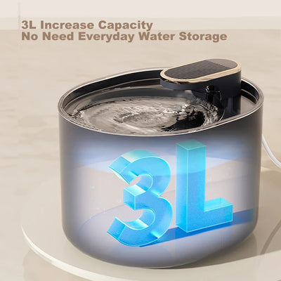 Cat Water Fountain 3L Automatic Dispenser with LED.