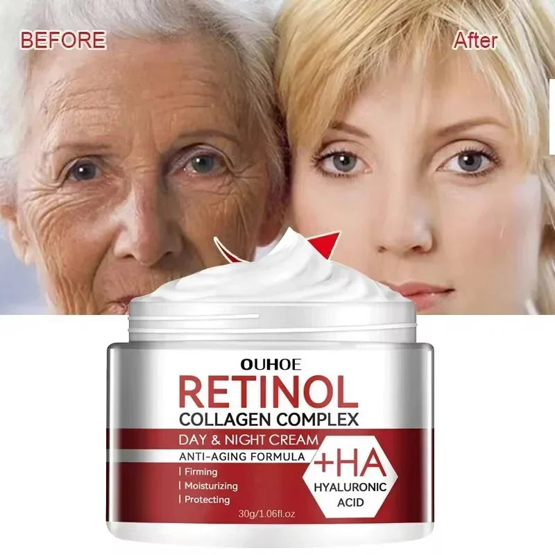 Retinol Wrinkle Remover Face Set Serum.