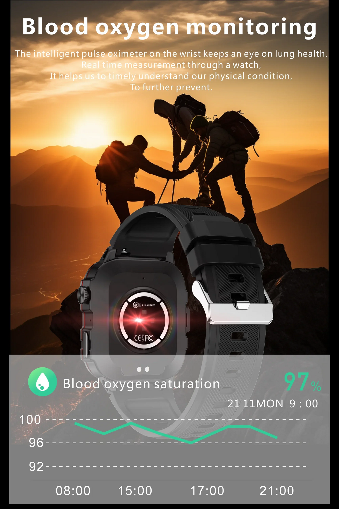 Smartwatch Waterproof Bluetooth Call Ai Voice.