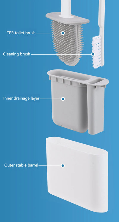 Wall Hanging Toilet Brush.