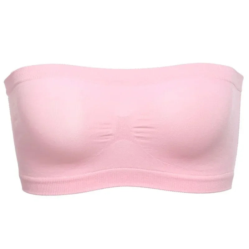 Women Breathable Mesh Tube Bra.