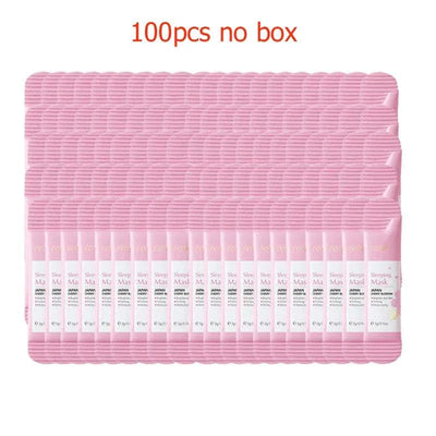 Sakura Moisturizing Sleeping Masks travel night cream packets for facial nourishing and hydration
