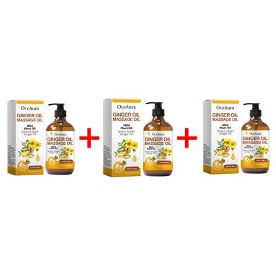 Body Relaxing Essential Oil Ginger Massage Oil Improve Rough Dry Skin.