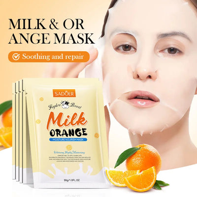 Milk Fruits Facial Masks Vitamin C Avocado.