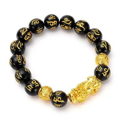 Black Obsidian Wealth Bracelet.