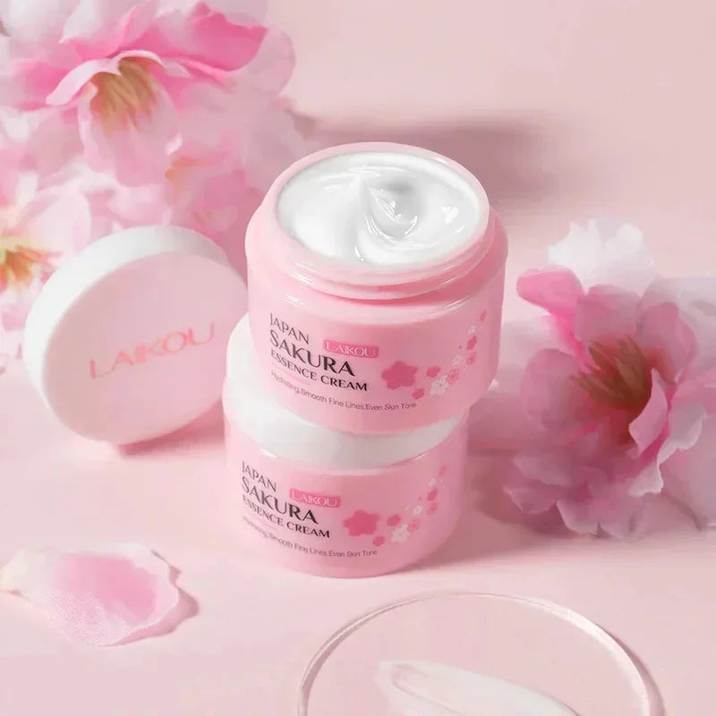 Japan Sakura Wrinkle Remover Face Serum Cream Anti-Aging Fade.