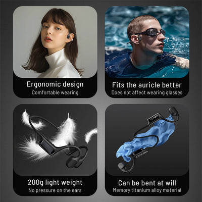 Bluetooth Headphone Swimming Earphone.