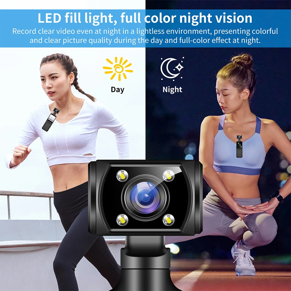128GB 4K Ultra HD Action Mini Camera 180 Rotatable Vlog.