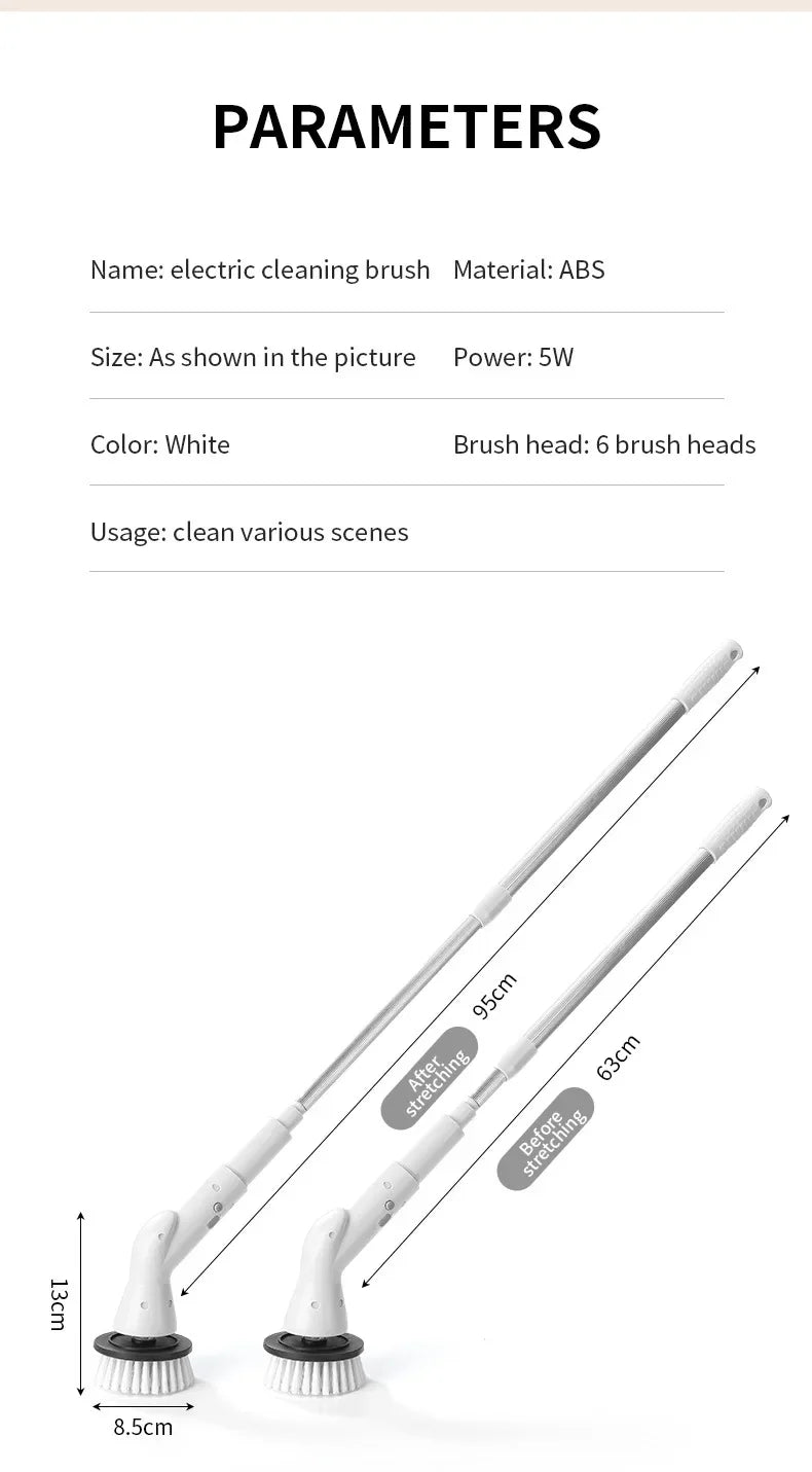 Wireless Electric Cleaning Brush.