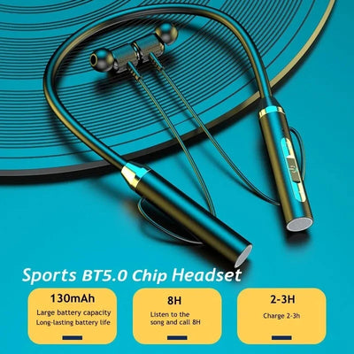 Wireless Headphones Bluetooth 5.0 Neckband Earphones.