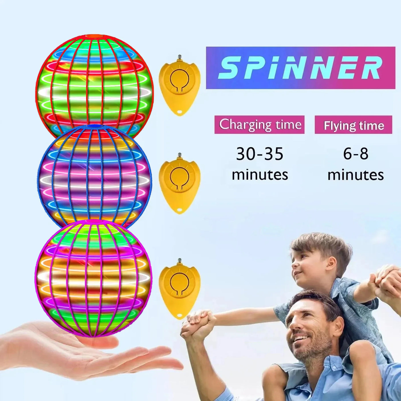 Flying Ball Boomerang Flyorb Magic Drone Hover