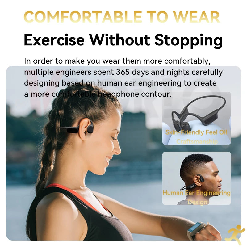 Bluetooth Wireless Swimming Headsets.