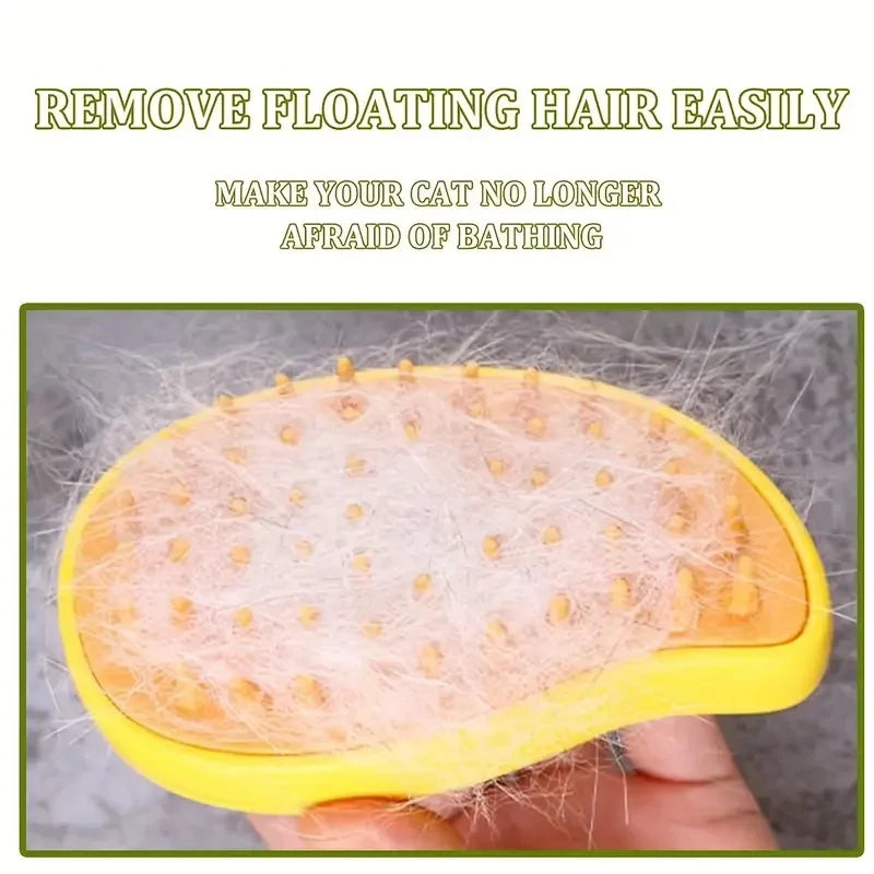 Steamy Dog Brush Electric Spray Cat Hairbrush.