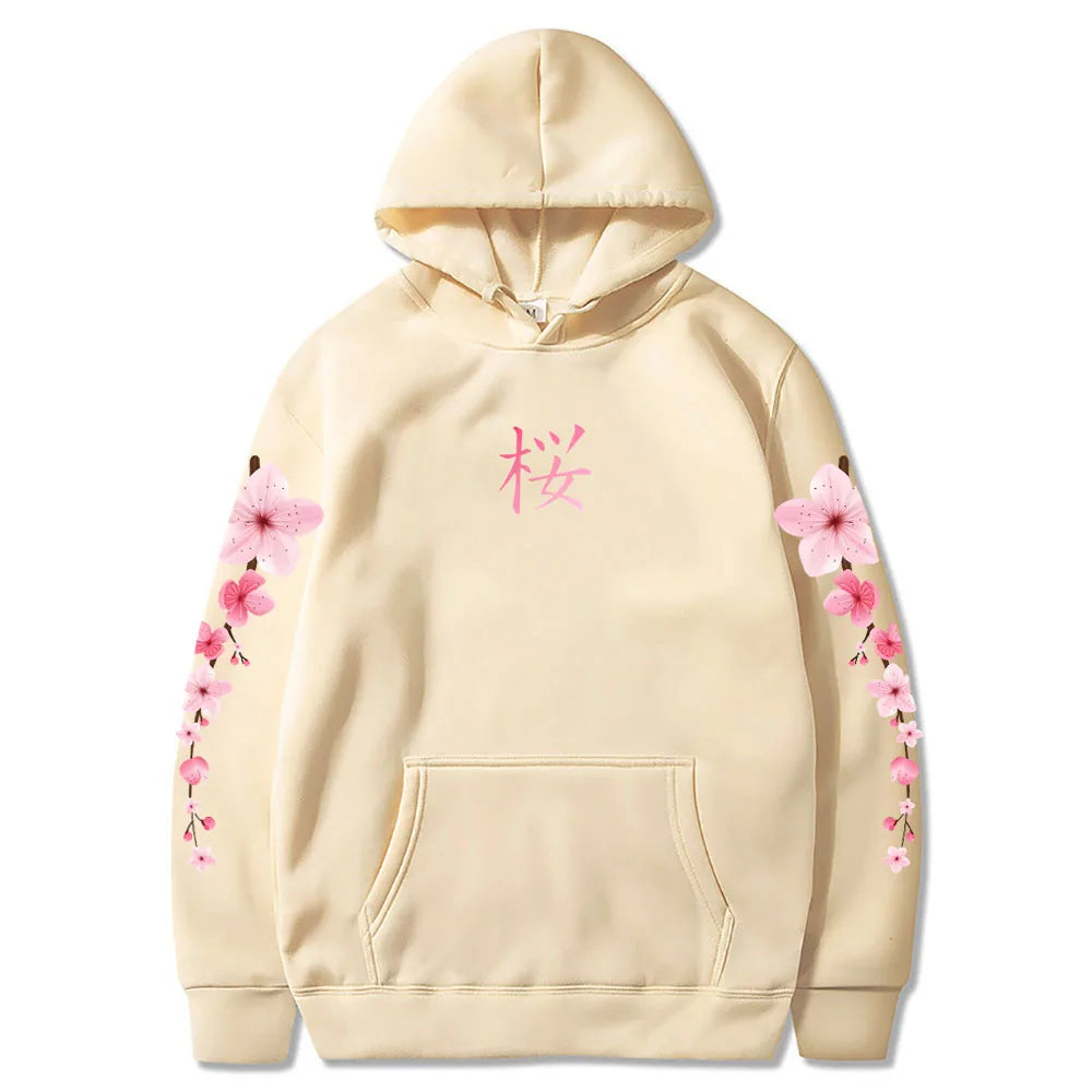 Japanese Blossom Sakura Graphic Hoodies.