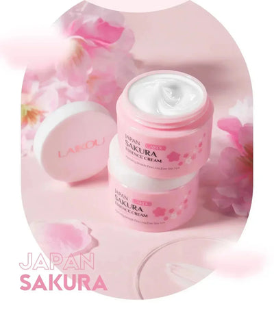 Japan Sakura Wrinkle Remover Face Serum Cream Anti-Aging Fade.
