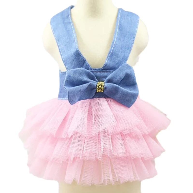 Pet Denim Dresses.