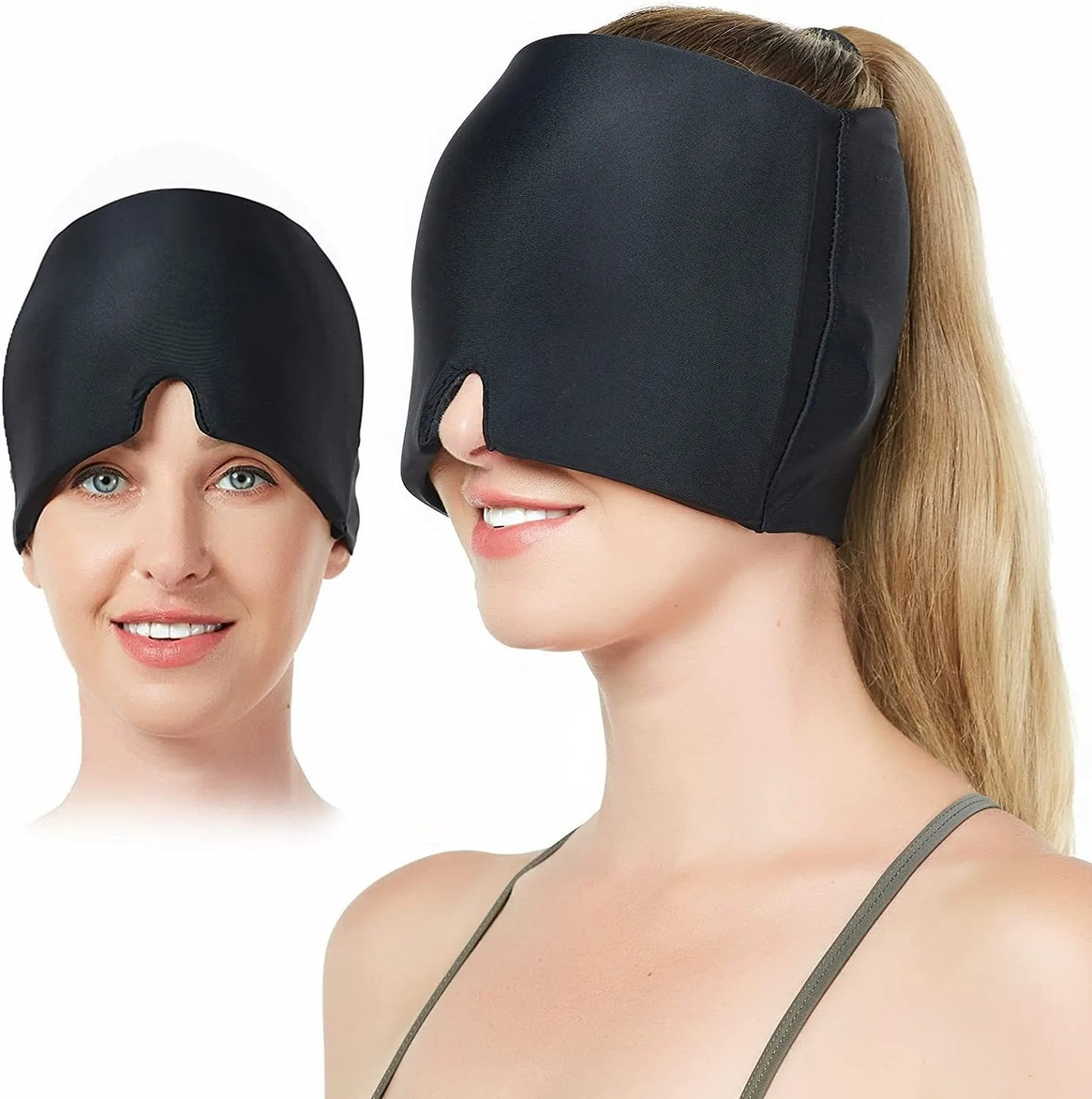 Migraine Relief Hat headache hat Gel Hot Cold Therapy.
