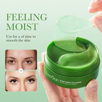 Aloe Collagen Soothing Eye Mask Moisturizing Repair Eye Dry Eye Mask.