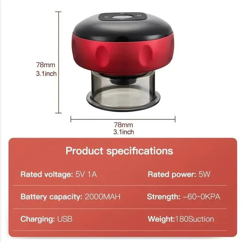 Body Scraping Massage Smart Electric Vacuum Cupping.