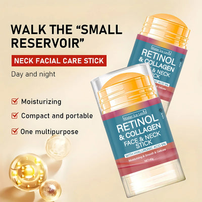Retinol Face and Neck Treatment Bar with Firming Elasticity Improve Loose Skin.