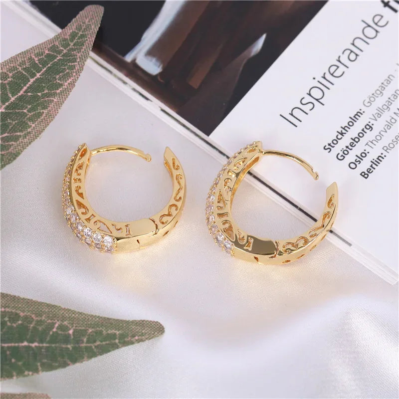 Luxury Hoop Earrings.