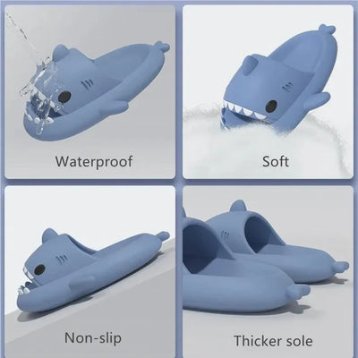 Summer Shark Slippers.