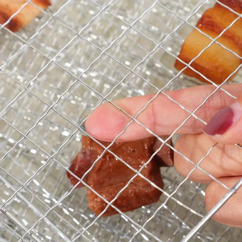 BBQ Mesh Non-Stick Grilling Basket.
