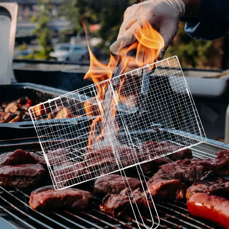 BBQ Mesh Non-Stick Grilling Basket.