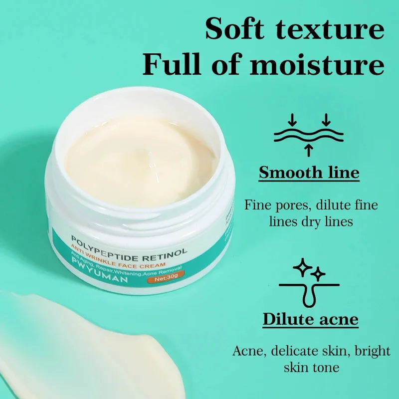 Instant Retinol Lifting Firming Cream Polypeptide Wrinkle Remover.