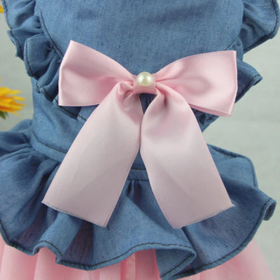 Pet Denim Dresses.