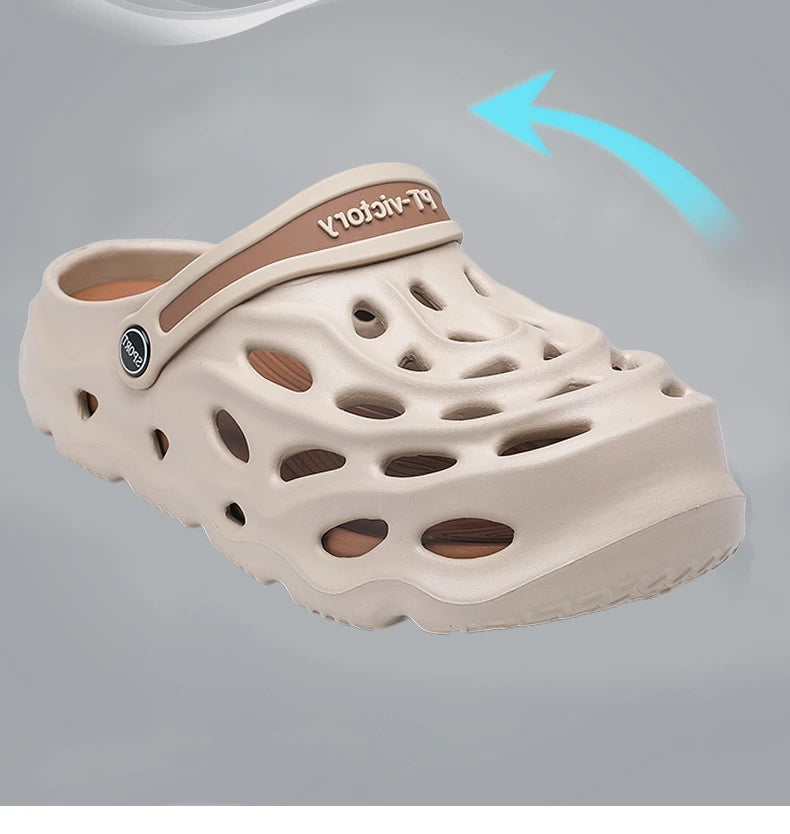 Comfortable Soft Outdoor Sandals Slippers Beach Clogs.