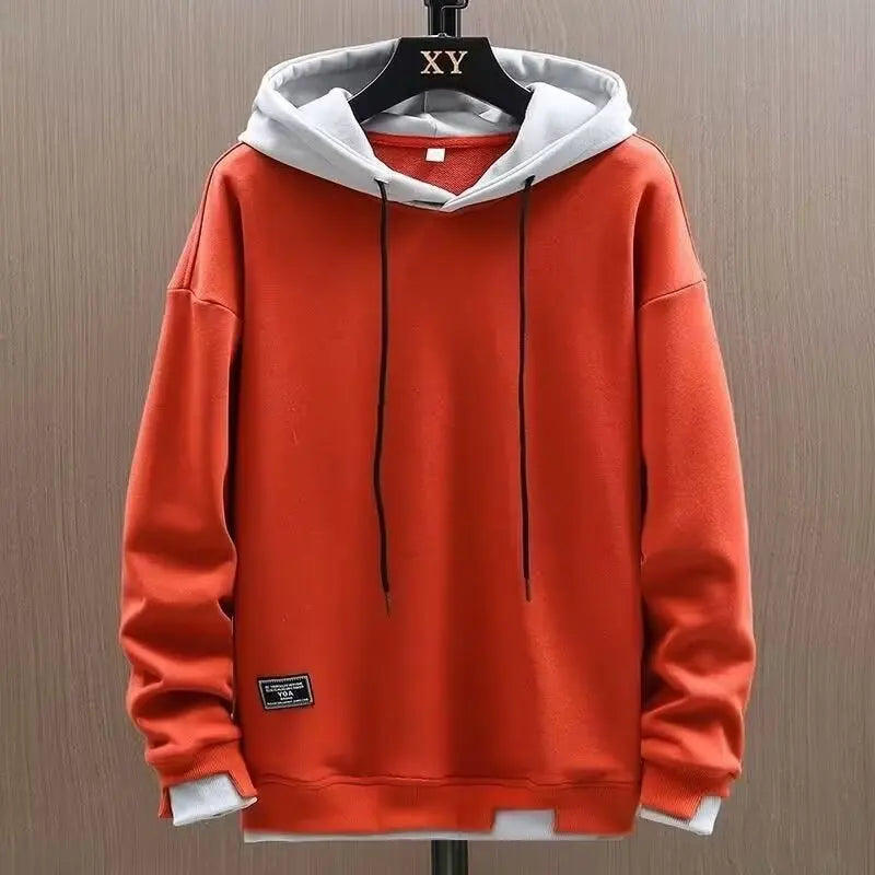 Men Hoodies Pullover Long Sleeve Sweatshirt.