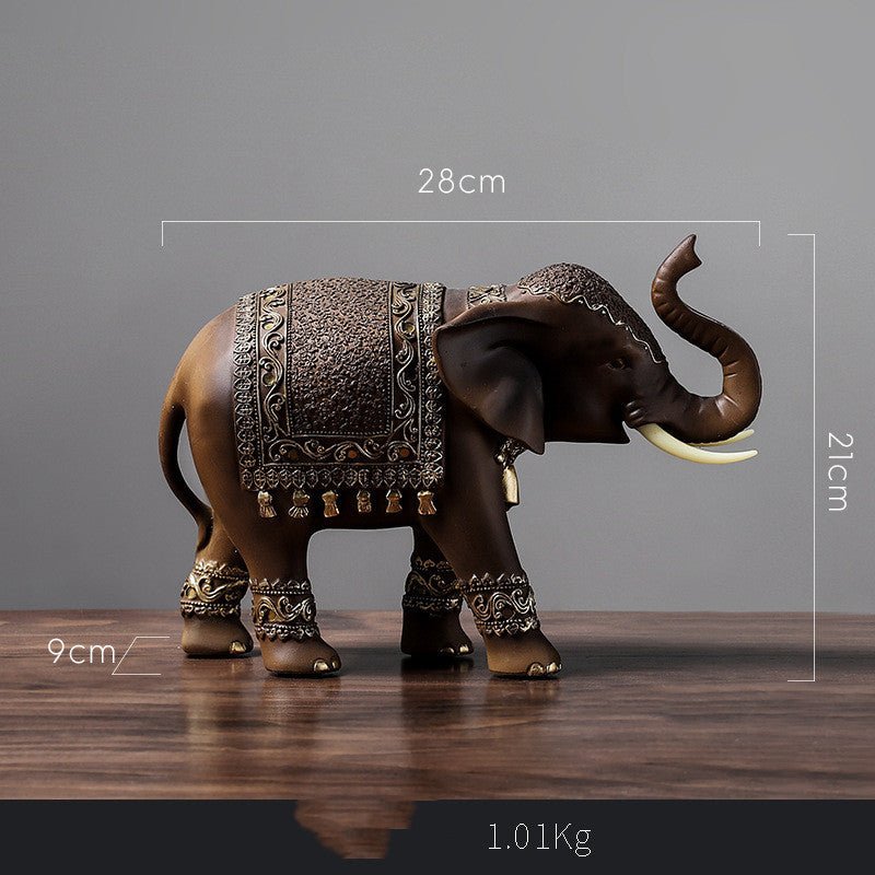 Elephant Resin Decoration Creative Home