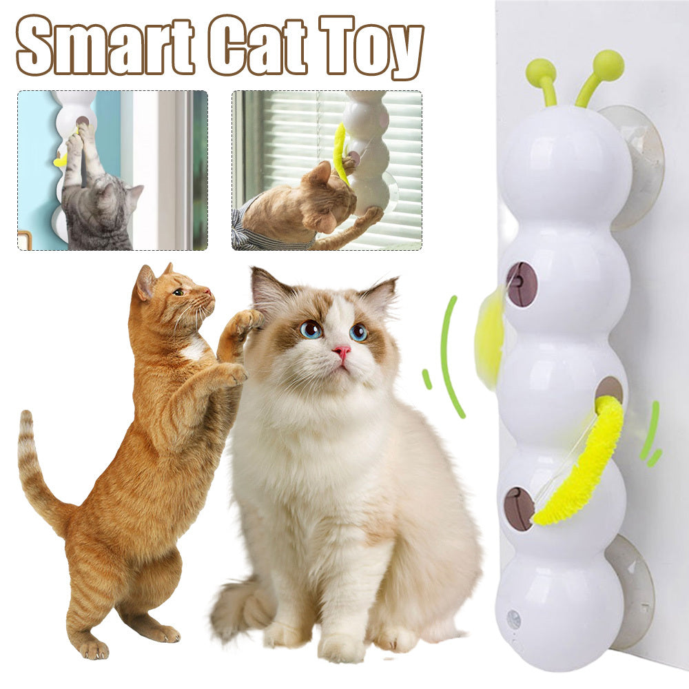 Teasing Cat Toy Automatic Pes Toy With Tail Motion Activated Kitten Rechargeable Smart Interactive Cat Toy