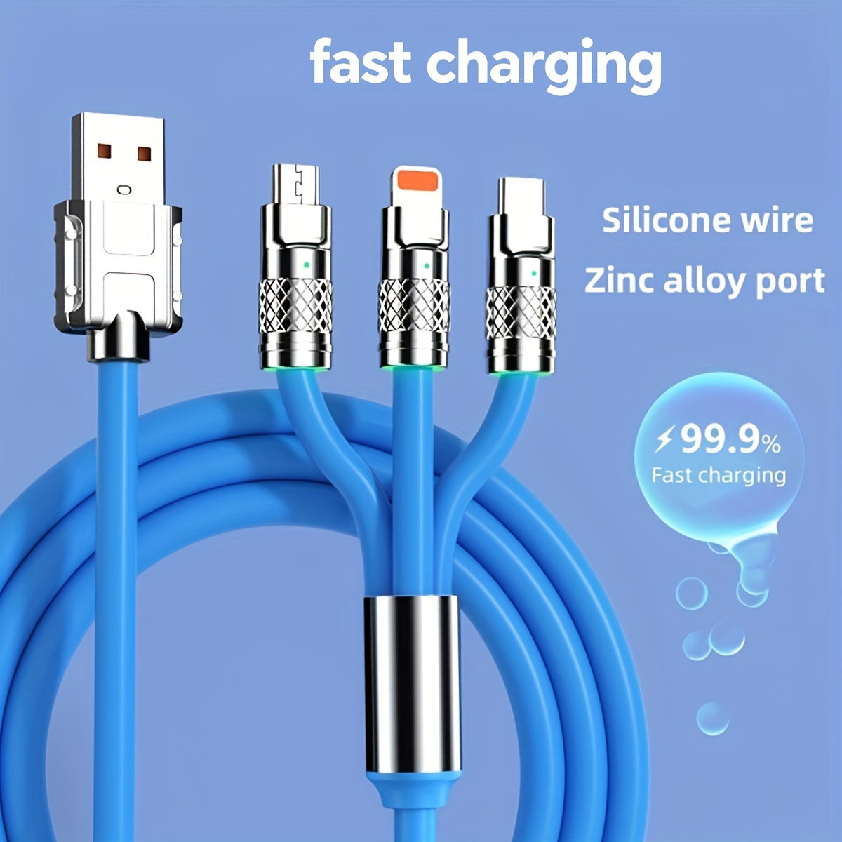 Super-Fast 120W USB Type-C Charger Cable.