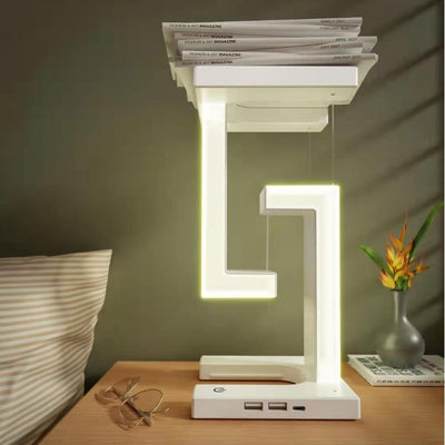 Creative Smartphone Wireless Charging Suspension Table Lamp Balance Floating