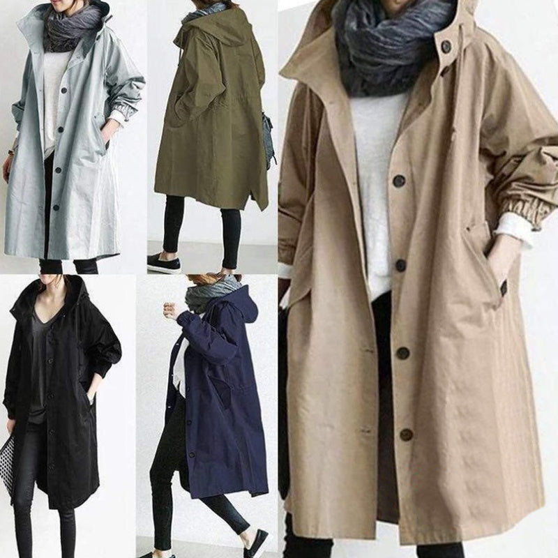 Windbreaker Jacket Loose Button