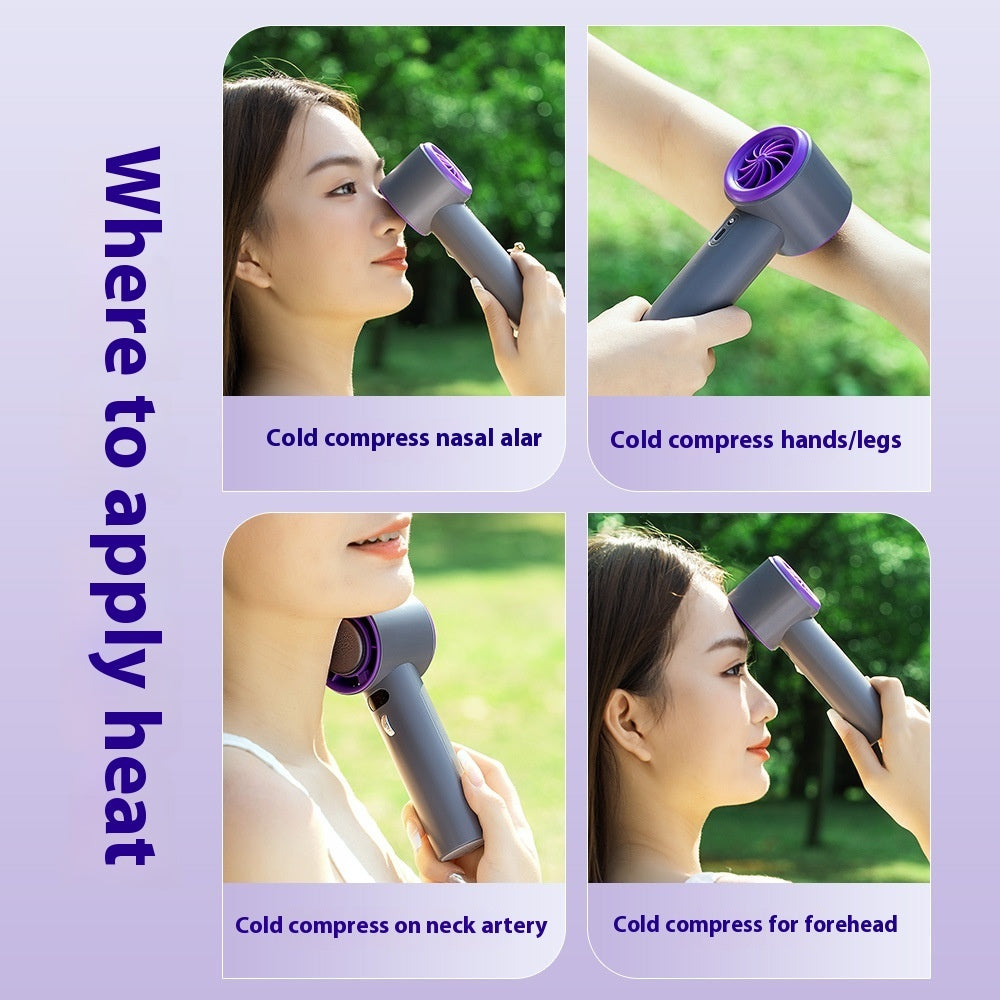 Portable Handheld Turbo Fan Cooling Semiconductor Refrigeration.